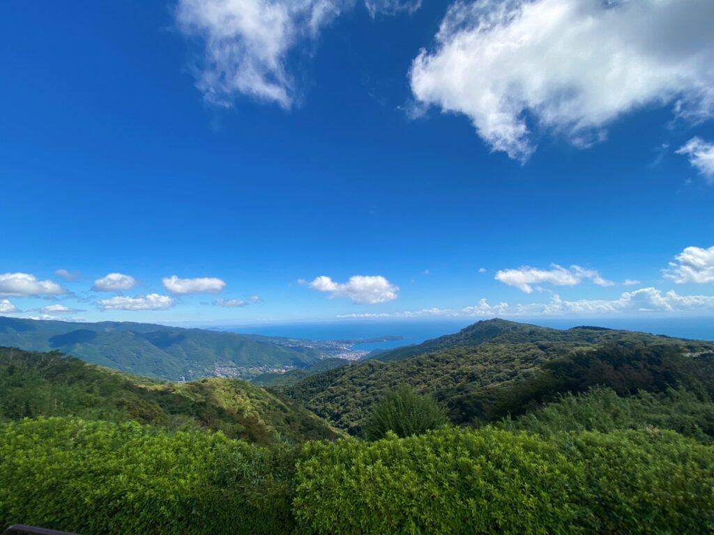 十国峠の山頂風景