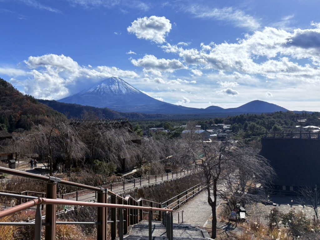 高台から見下ろした、いやしの里風景