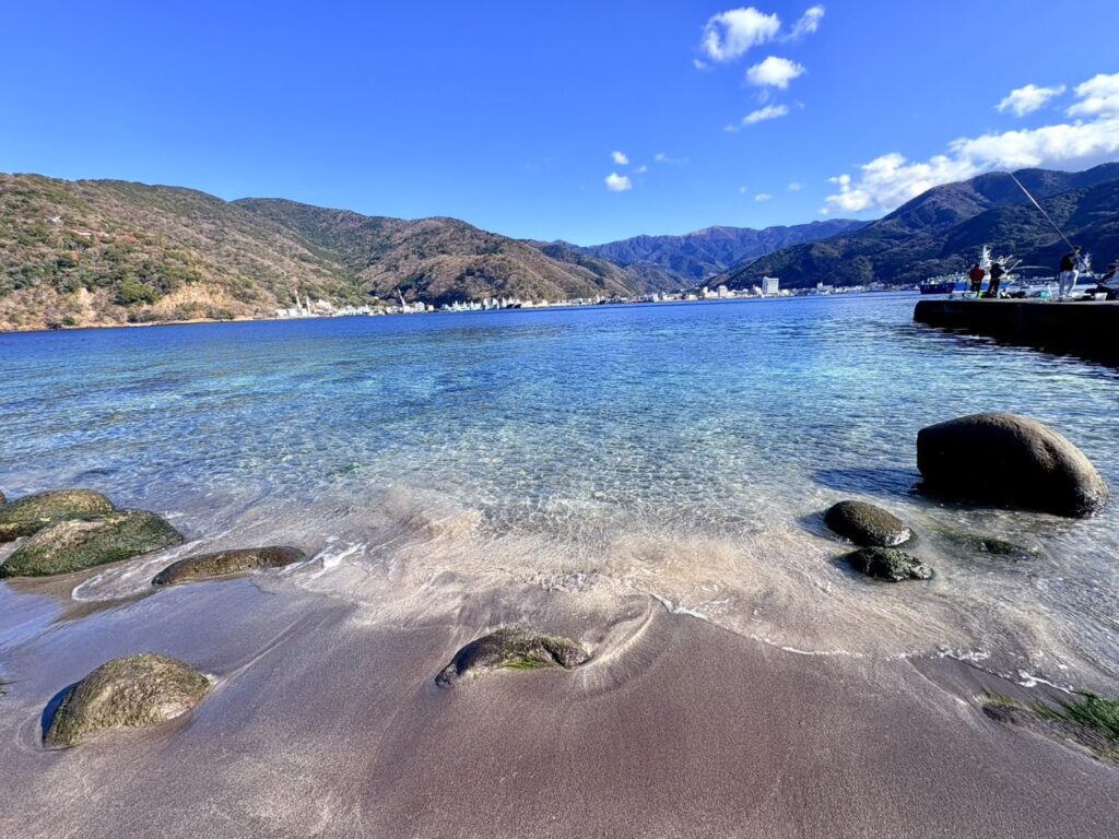 広がる綺麗な砂浜